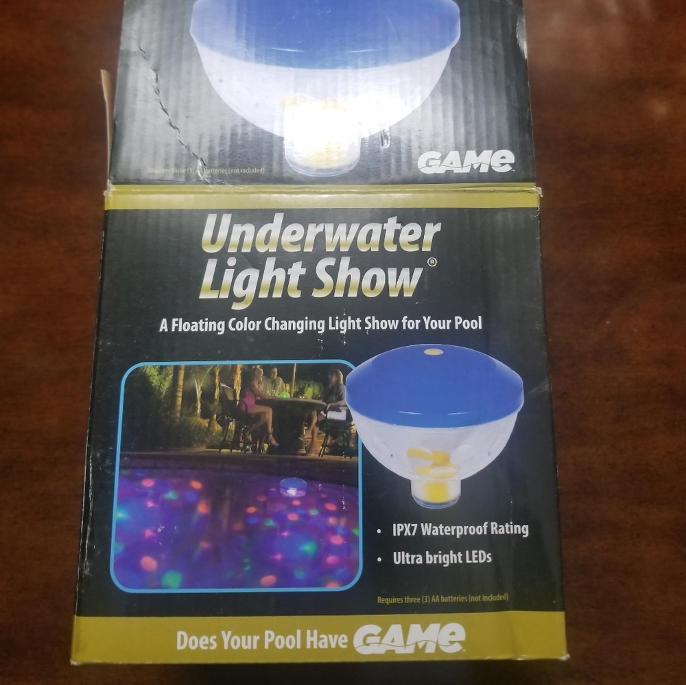 NEW! GAME" UNDER WATER POOL" LIGHT SHOW